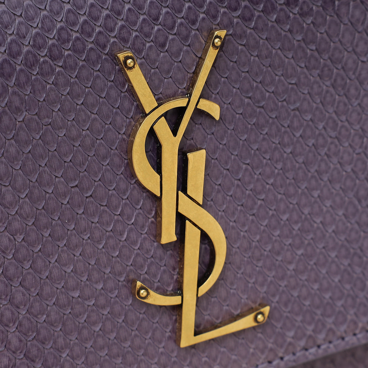 YSL Purple Python Sunset Small Shoulder Bag – THE CLOSET