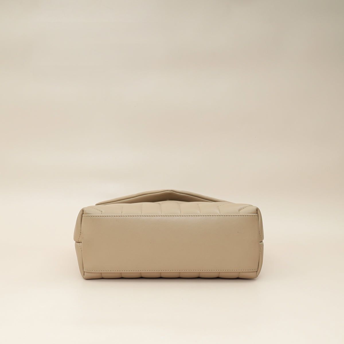 YSL Beige Loulou Small Flap Shoulder Bag-YSL-THE CLOSET