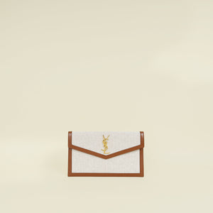YSL Bicolor Uptown Pouch