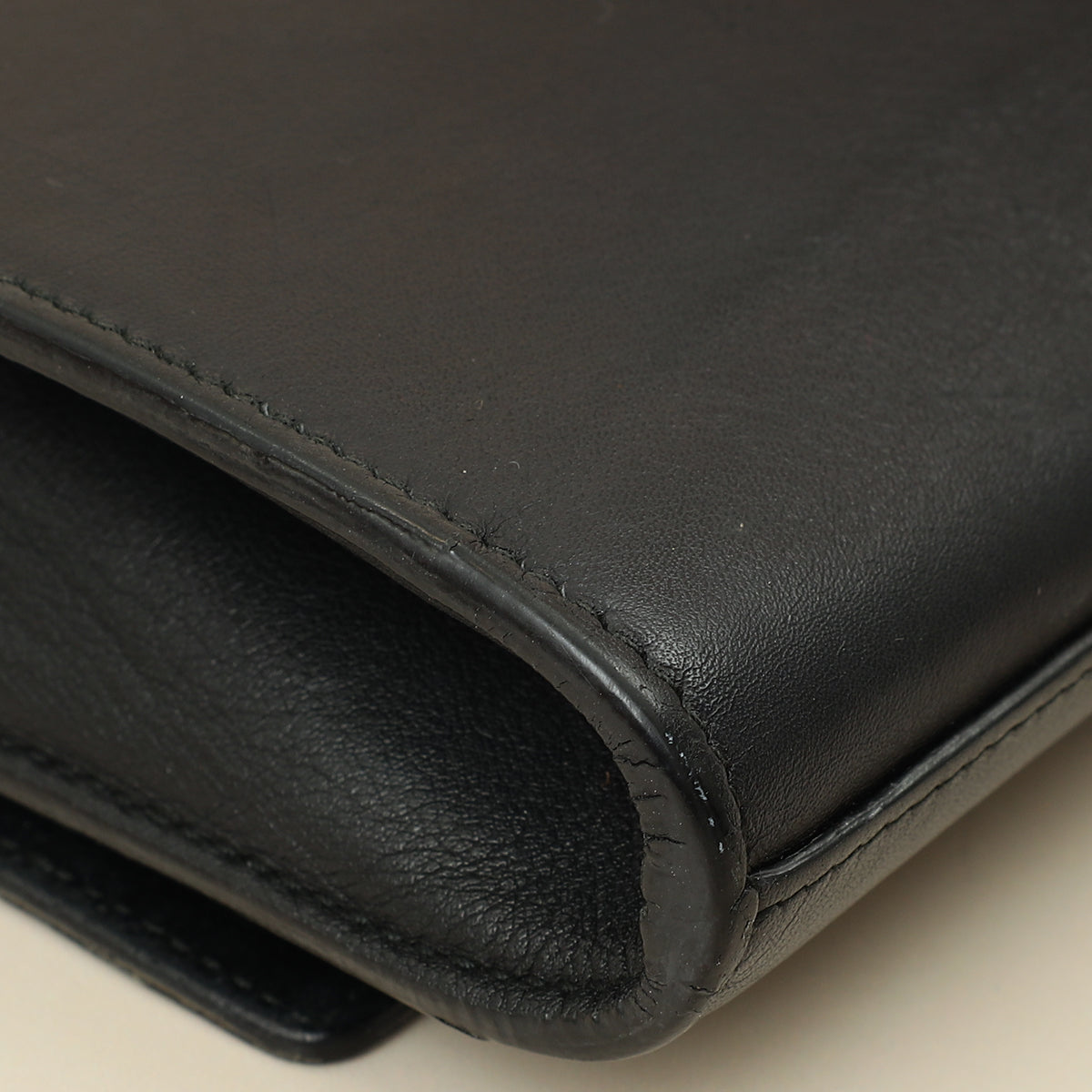 YSL Black Y Ligne Clutch-YSL-THE CLOSET