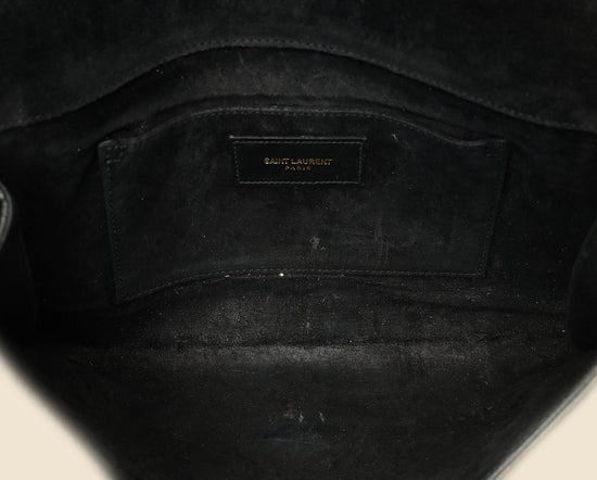 YSL Black Y Ligne Clutch-YSL-THE CLOSET