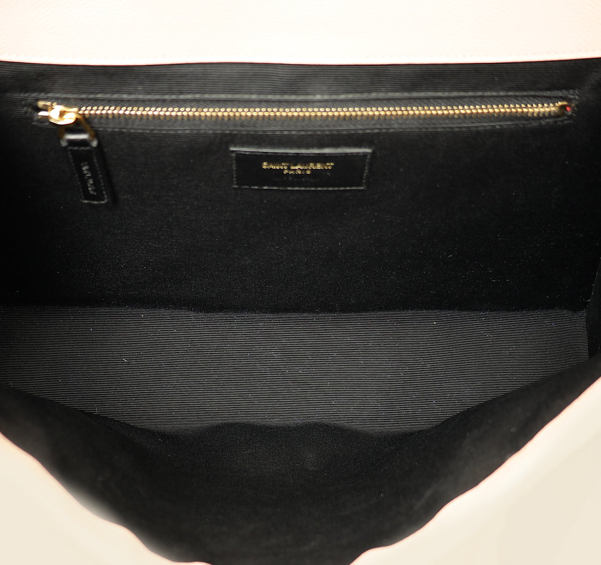 YSL Light Pink Monogram Satchel Flap Large Bag-YSL-THE CLOSET