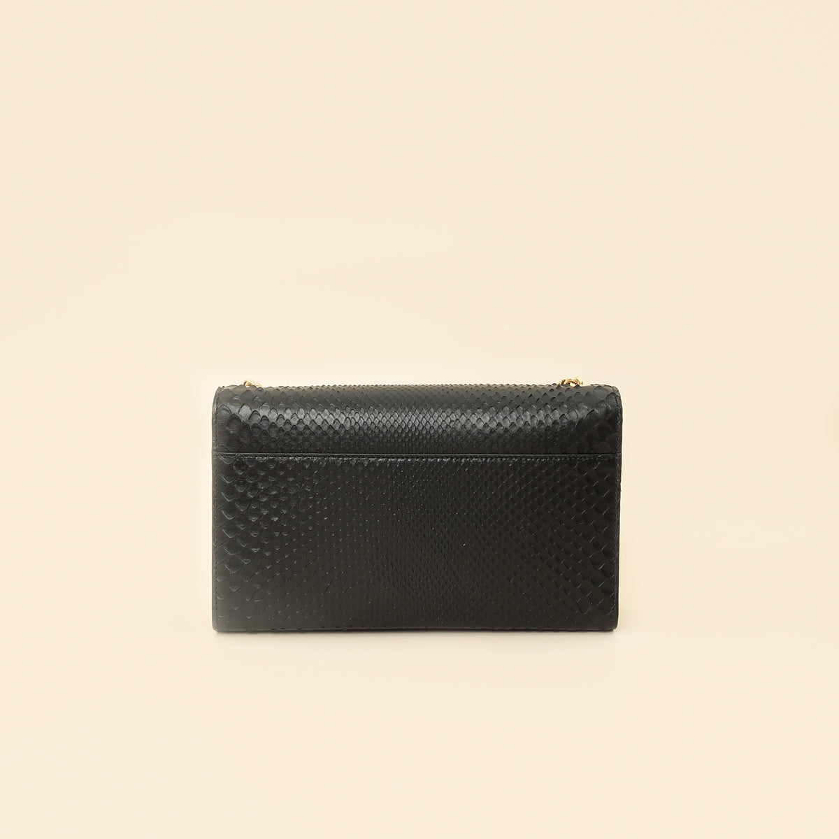 YSL Black Python Tassel Kate Medium Shoulder Bag-YSL-THE CLOSET