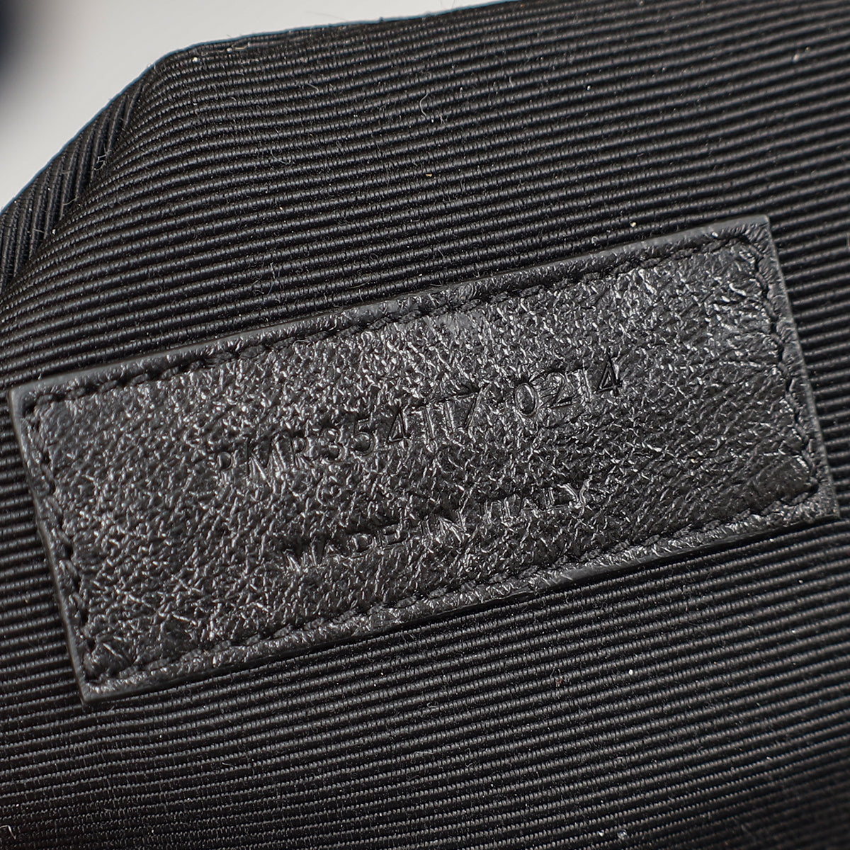 YSL Black Monogram Chevron Large Shopper Bag-YSL-THE CLOSET