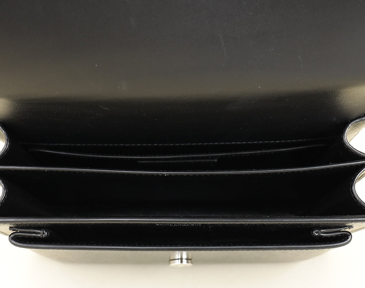 YSL Black Sunset Flap Medium Shoulder Bag-YSL-THE CLOSET