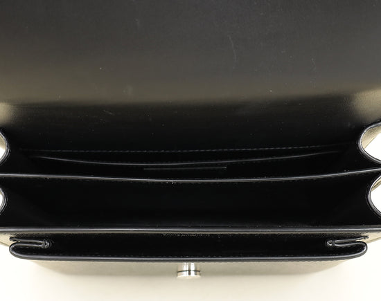 YSL Black Sunset Flap Medium Shoulder Bag-YSL-THE CLOSET