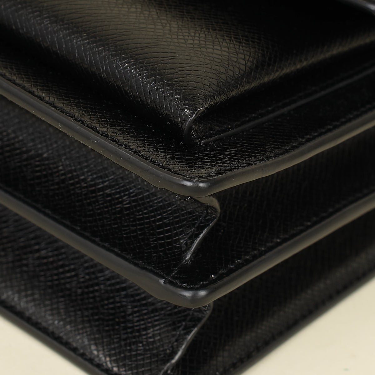 YSL Black Sunset Flap Medium Shoulder Bag-YSL-THE CLOSET