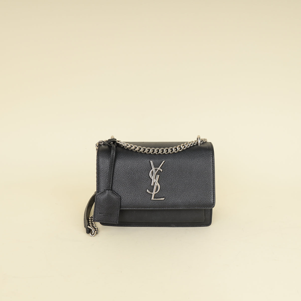 YSL Black Sunset Small Chain Shoulder Bag-YSL-THE CLOSET