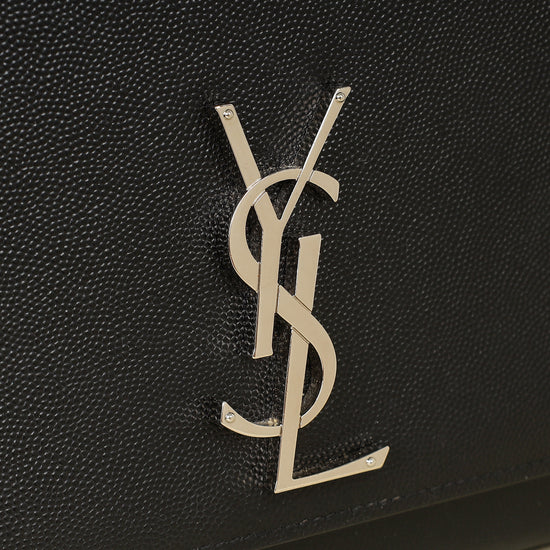 YSL Black Kate Large Chain Bag