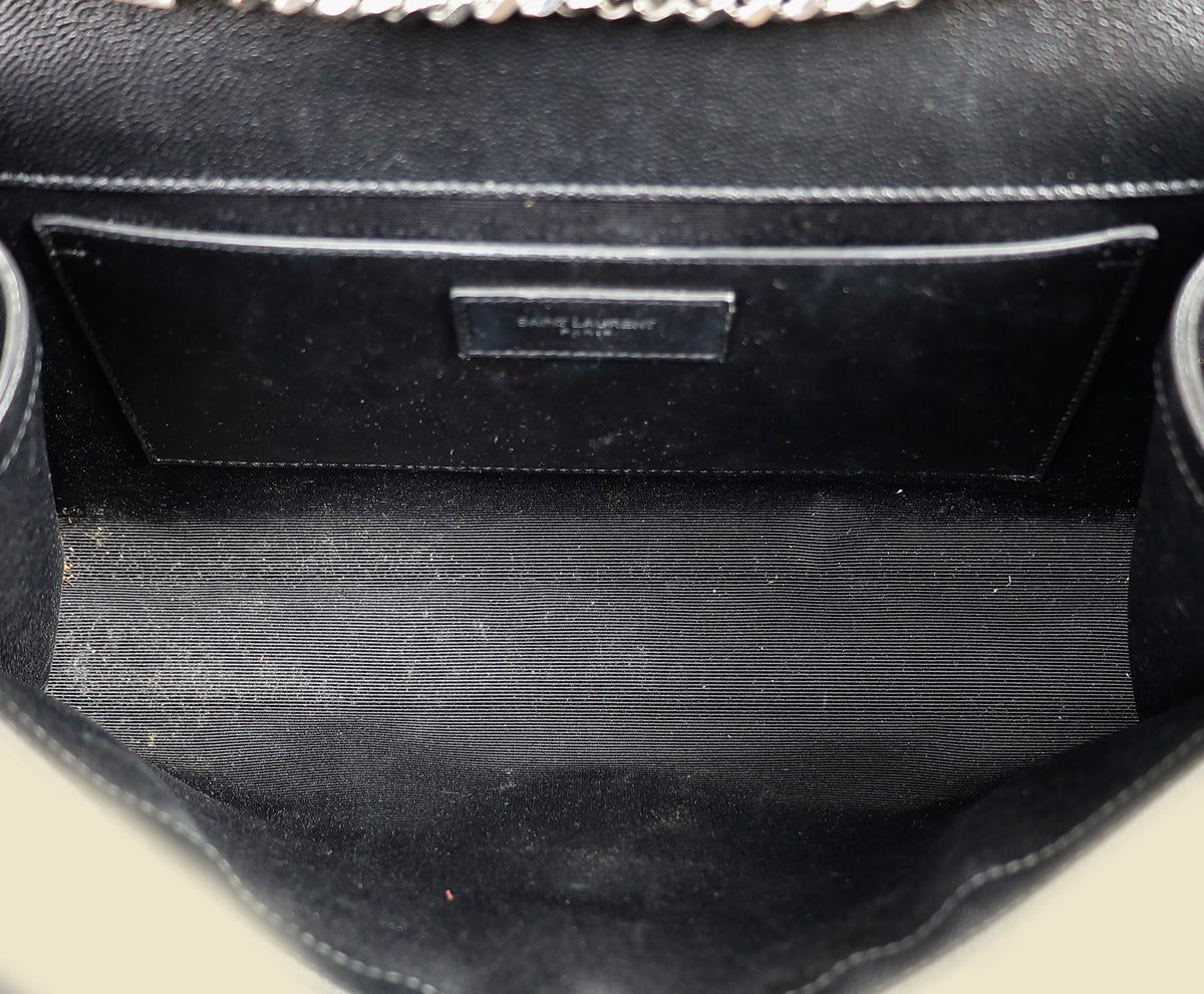 YSL Black Kate Large Chain Bag
