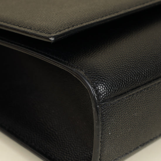 YSL Black Kate Large Chain Bag