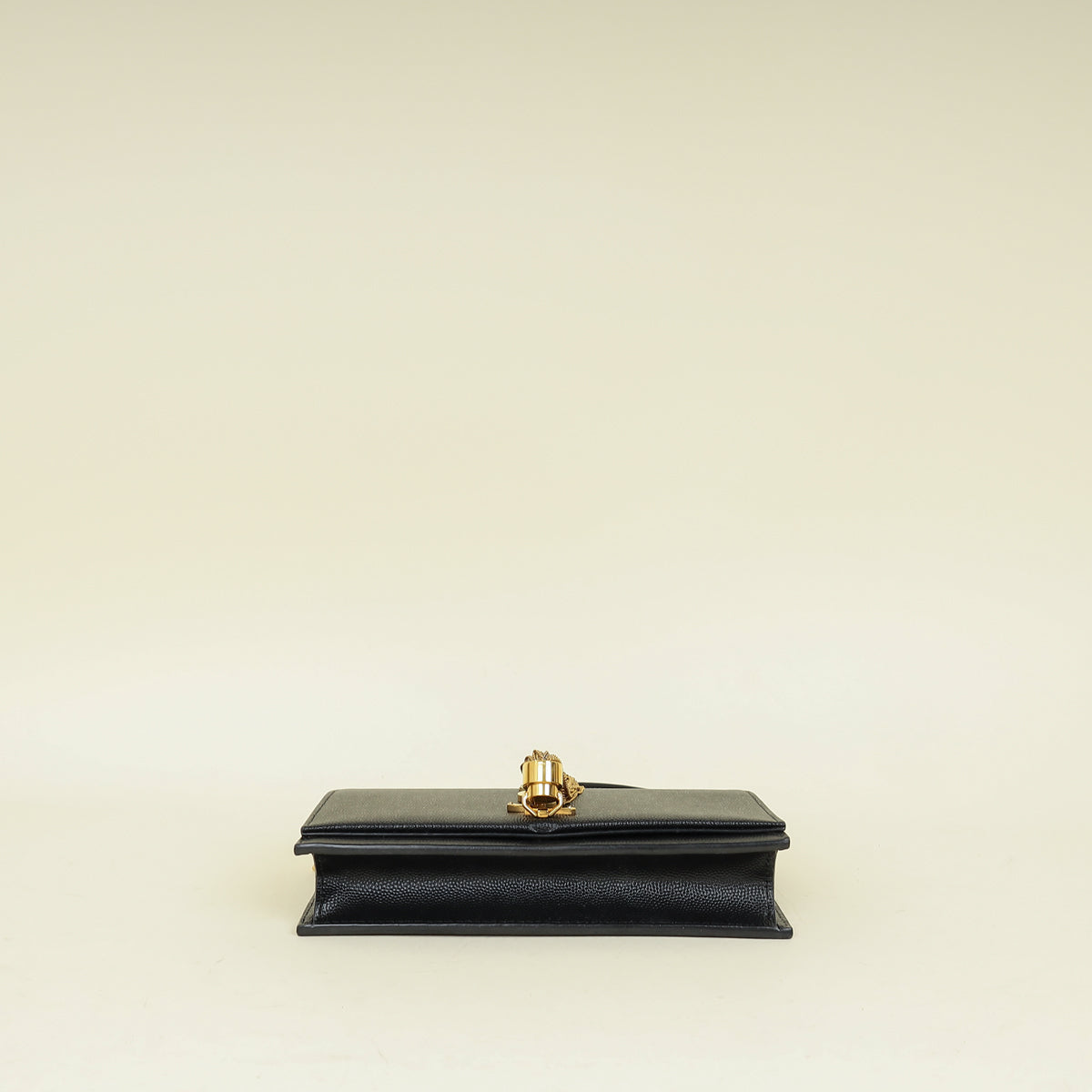 YSL Black Kate Tassel Chain Wallet