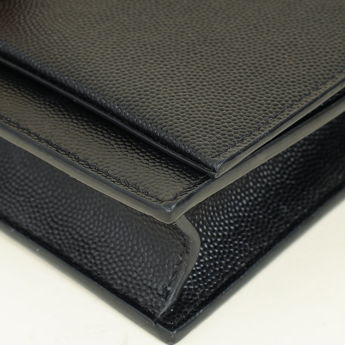 YSL Black Kate Tassel Chain Wallet