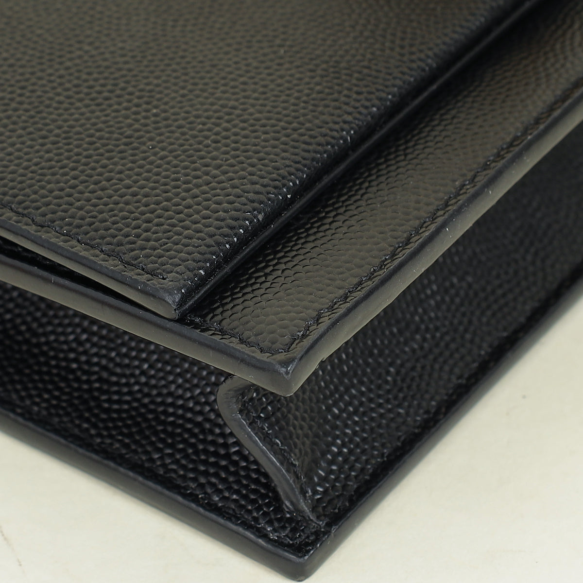 YSL Black Kate Tassel Chain Wallet