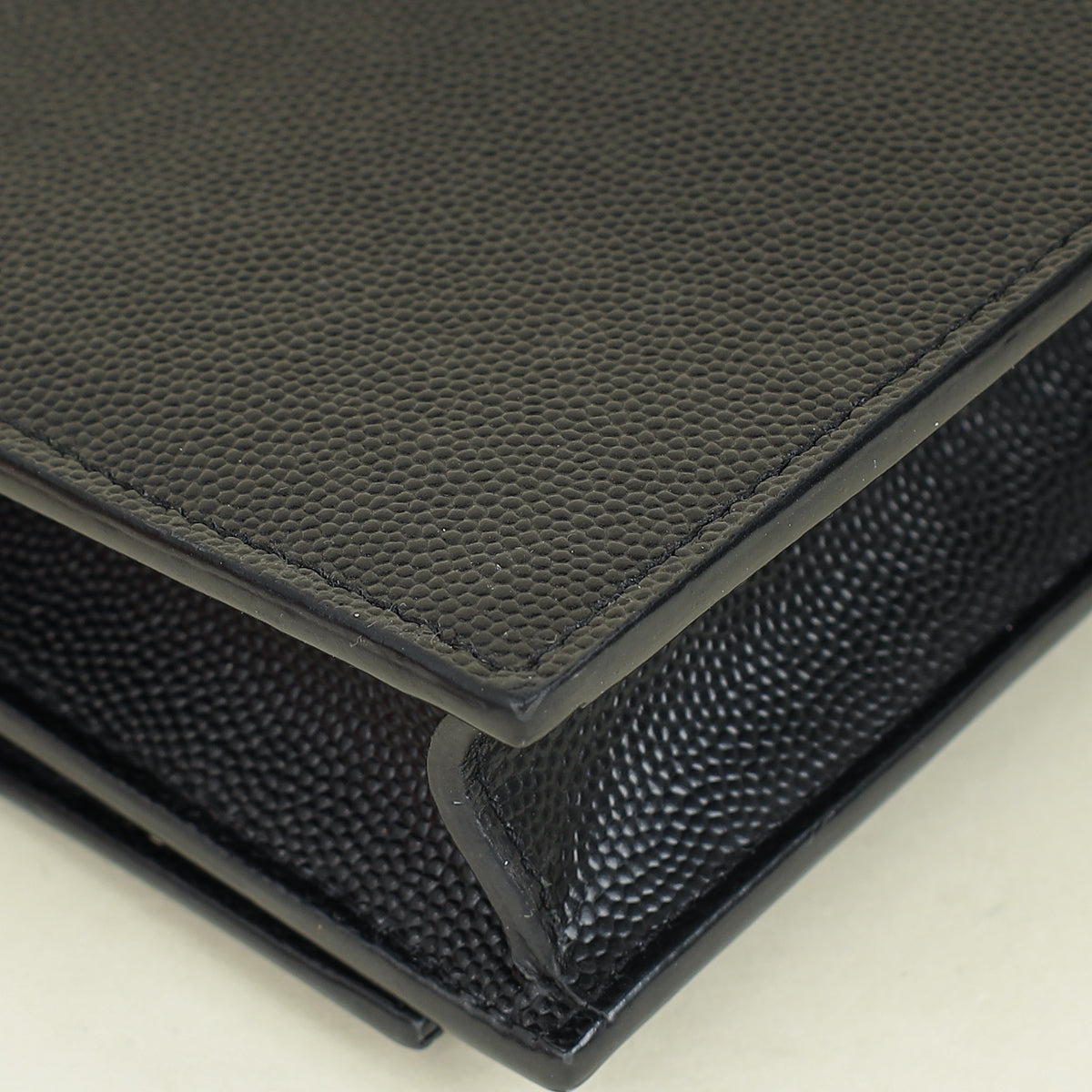 YSL Black Kate Tassel Chain Wallet