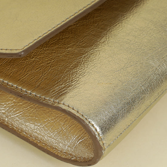 YSL Light Gold Belle De Jour Clutch