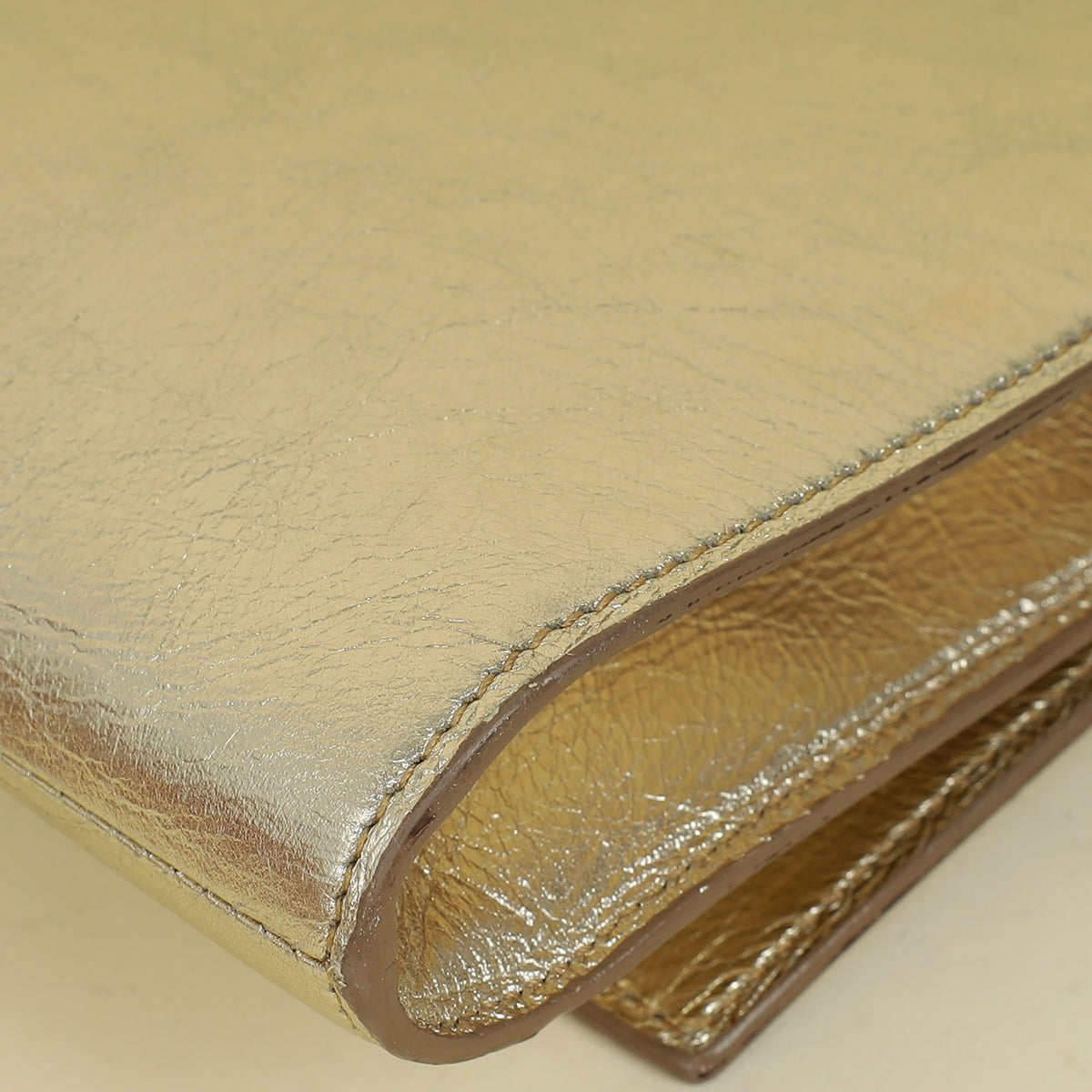 YSL Light Gold Belle De Jour Clutch