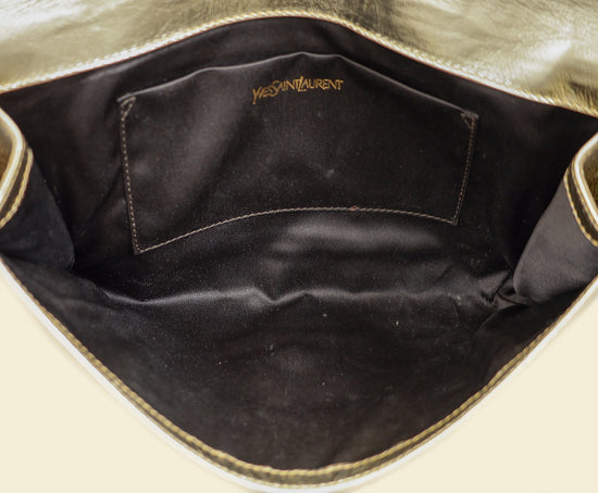 YSL Light Gold Belle De Jour Clutch
