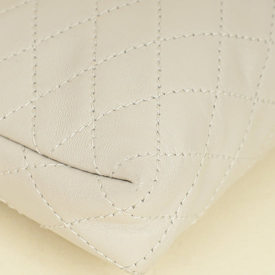 YSL Blanc Vintage Gaby Zippered Pouch