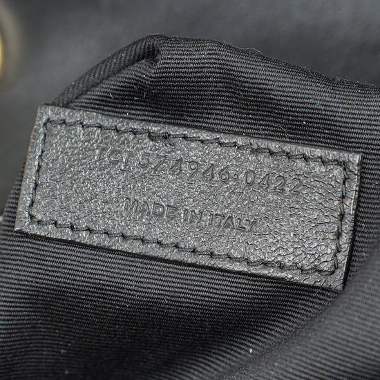 YSL Monogram Black Loulou Medium Bag