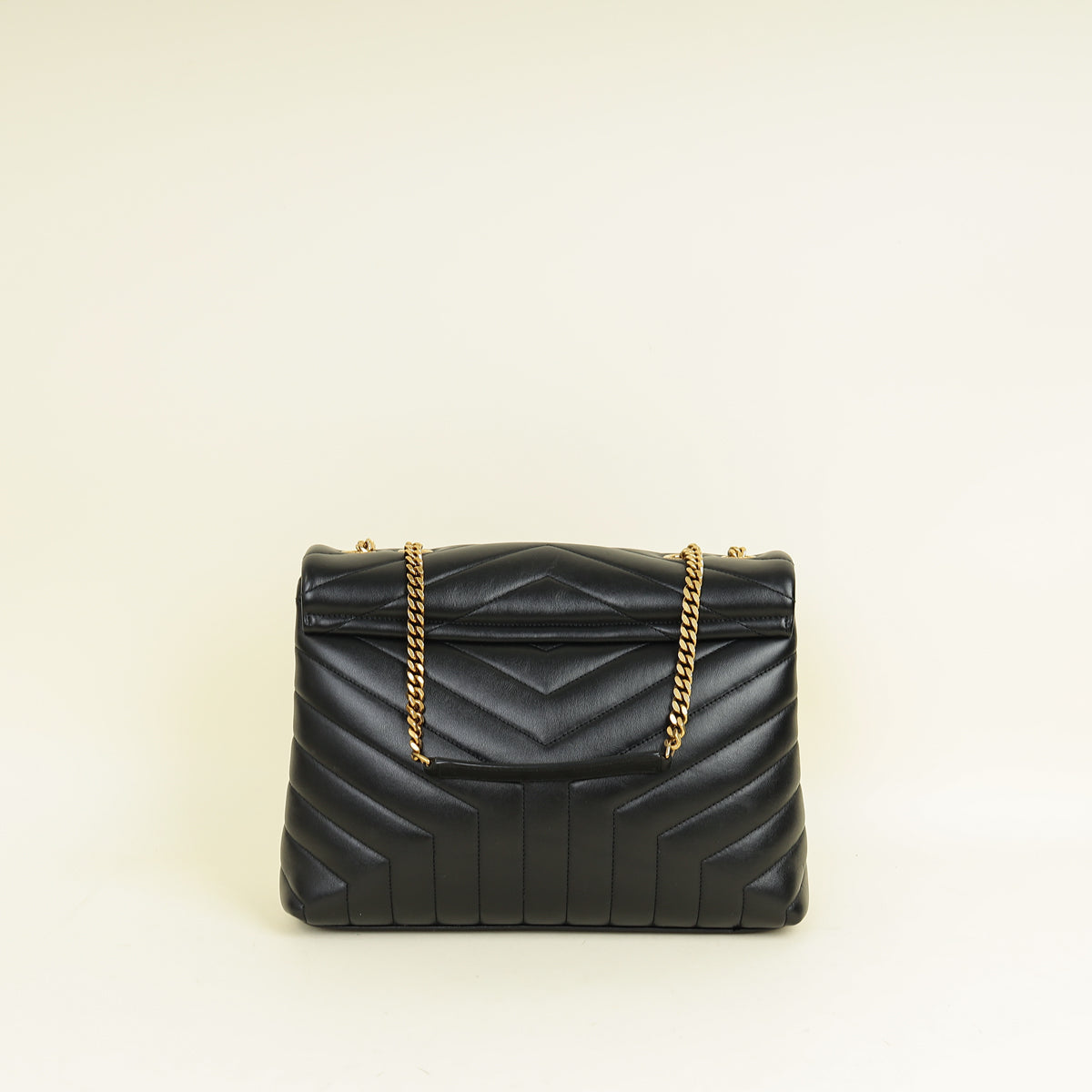 YSL Monogram Black Loulou Medium Bag