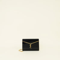 YSL Black Vicky Minaudière Bag