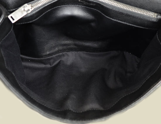 YSL Black Monogram College Satchel Large Bag