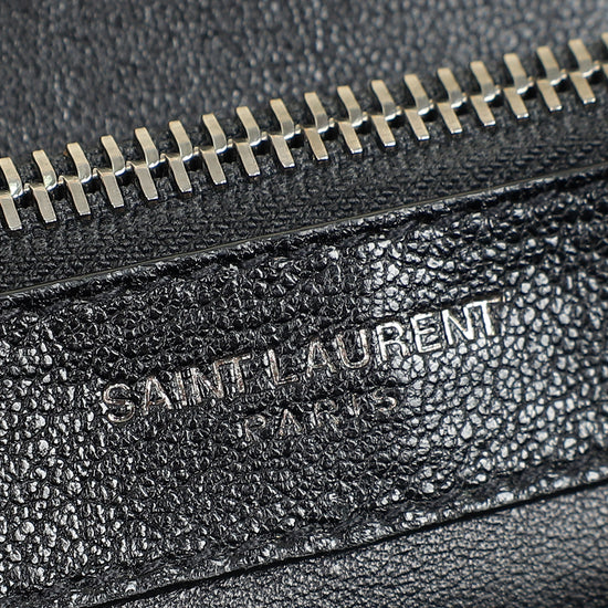 YSL Black Monogram College Satchel Large Bag