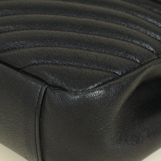 YSL Black Monogram College Satchel Large Bag