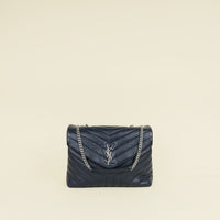 YSL Blue Loulou Medium Bag