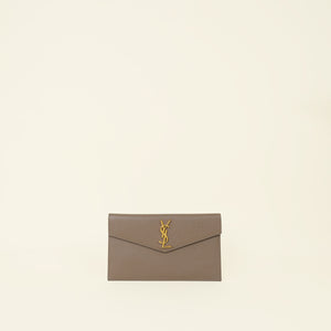 YSL Light Brown Uptown Pouch