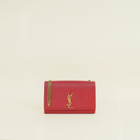 YSL Red Kate Chain Medium Shoulder Bag