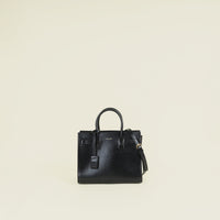 YSL Black Sac De Jour Baby Bag