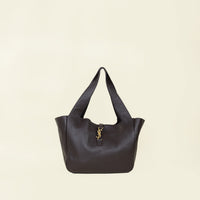 YSL Chocolate Le 5 à 7 Bea Tote Bag