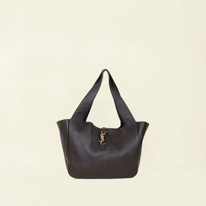 YSL Chocolate Le 5 à 7 Bea Tote Bag