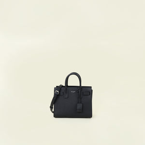 YSL Black Sac De Jour Nano Bag