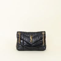 YSL Black Puffer Small Chain Shoulder Bag