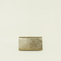 YSL Metallic Gold Belle de Jour Clutch