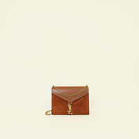 YSL Brown Cassandre Flap Chain Medium Bag