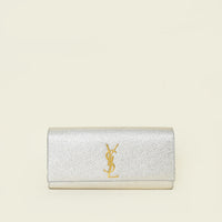 YSL Metallic Champaign Cassandre Clutch