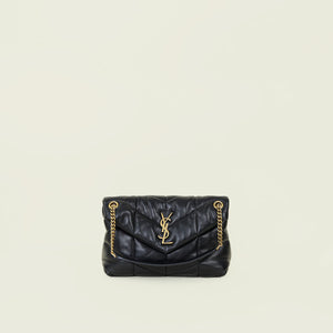 YSL Black Puffer Small Shoulder Bag