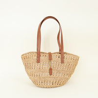 YSL Natural Panier Tote Small Bag