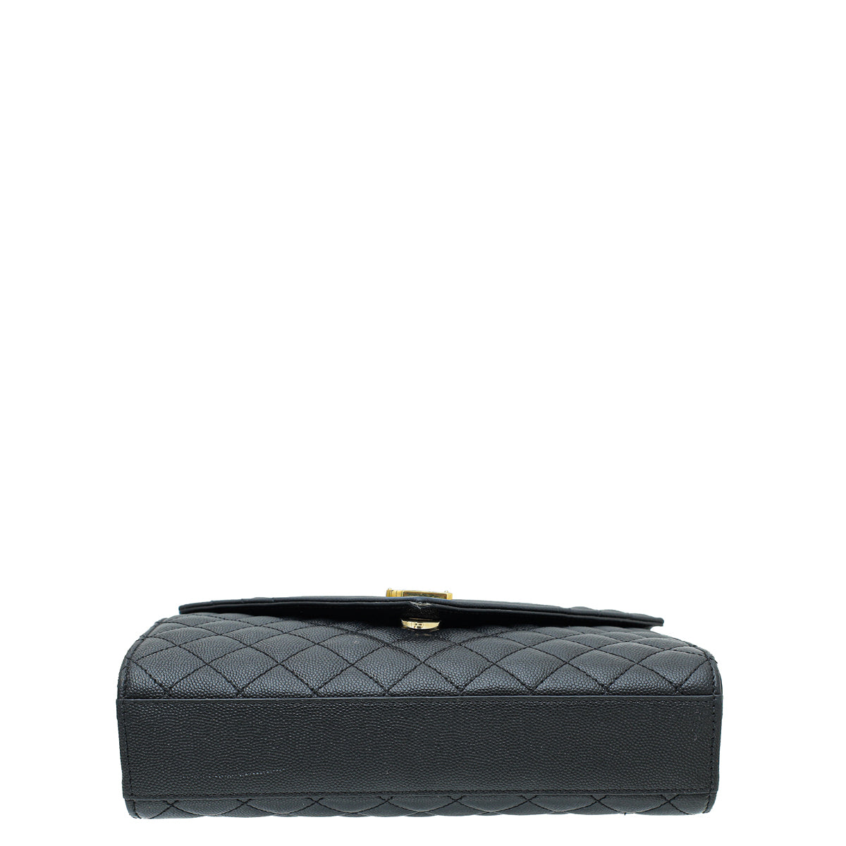 YSL Black Envelope Mix-Quilted Medium Bag