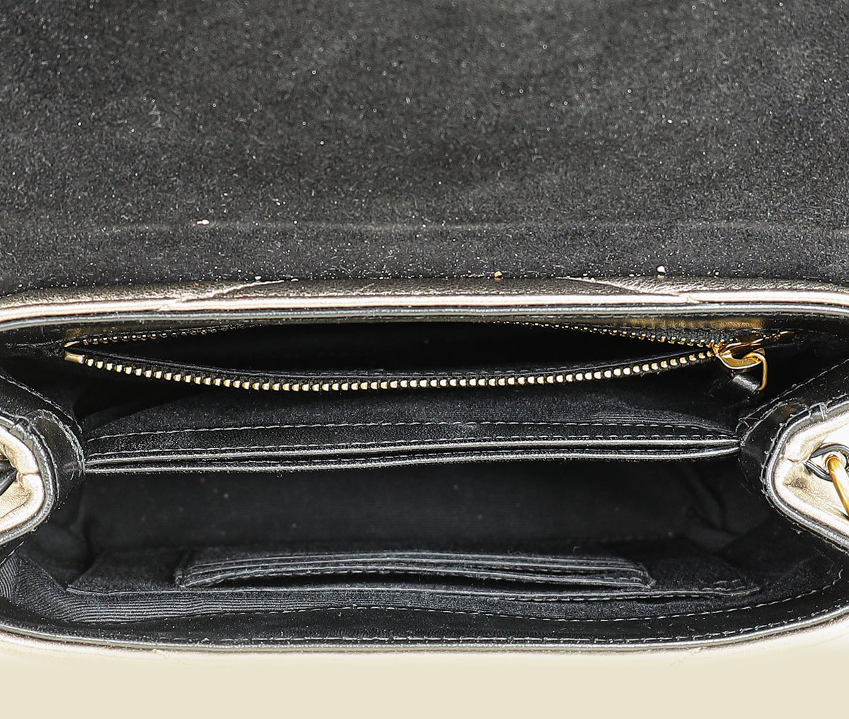 YSL Metallic Olive LouLou Toy Shoulder Bag