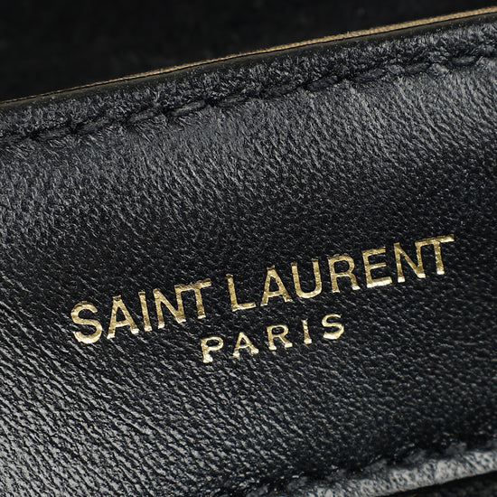 YSL Metallic Olive LouLou Toy Shoulder Bag