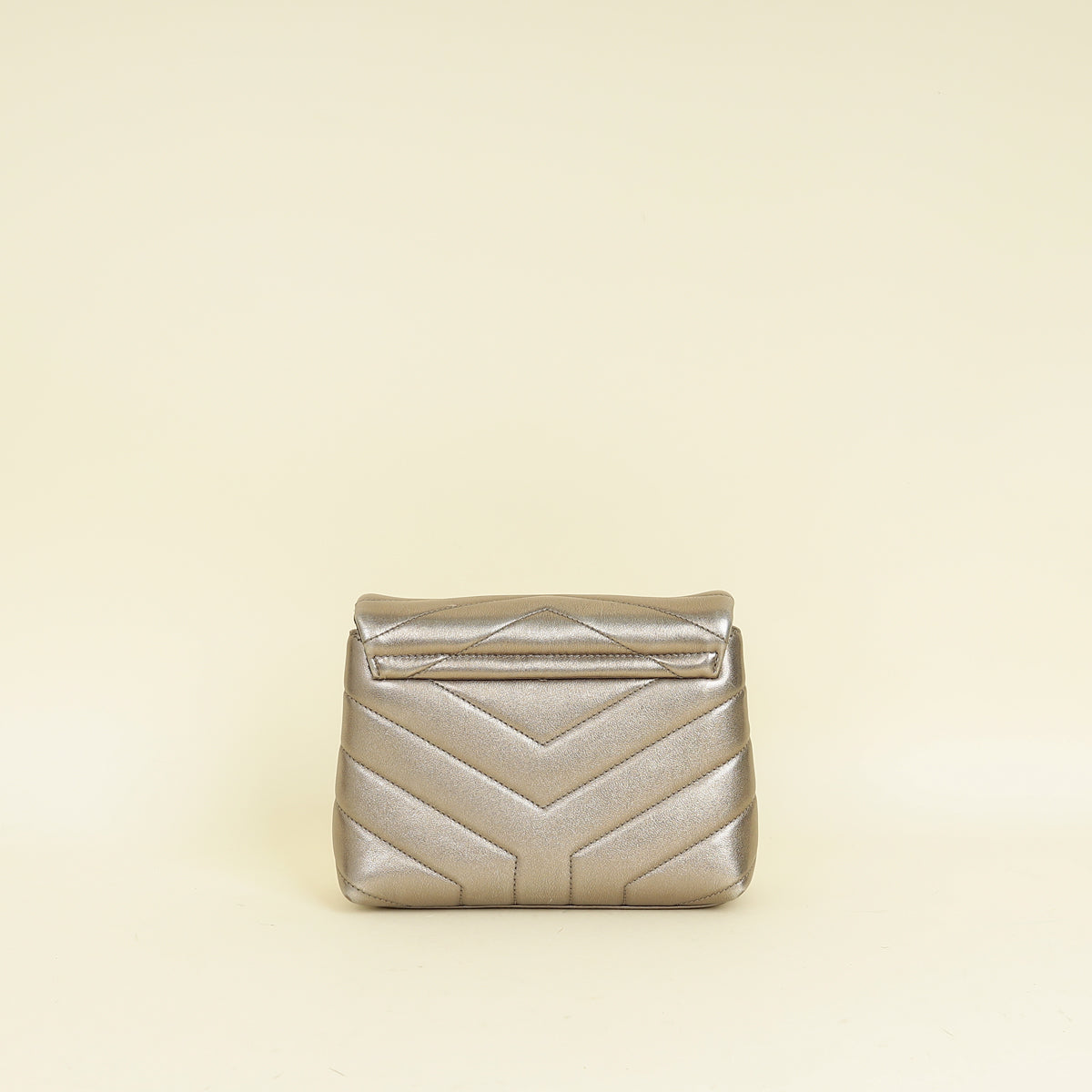 YSL Metallic Olive LouLou Toy Shoulder Bag