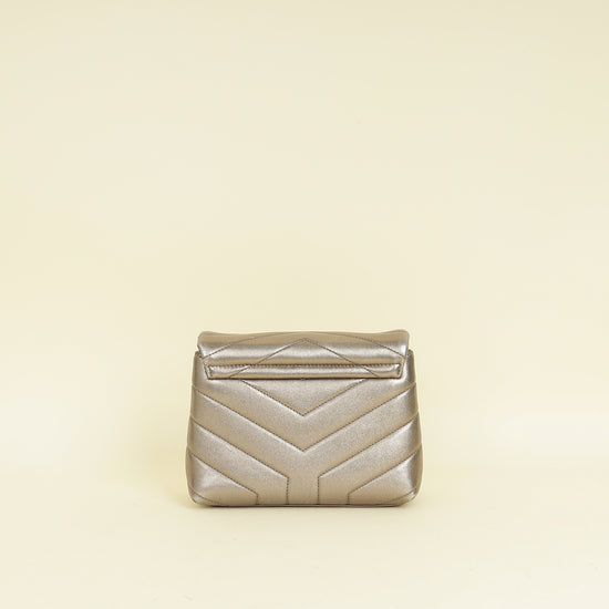 YSL Metallic Olive LouLou Toy Shoulder Bag