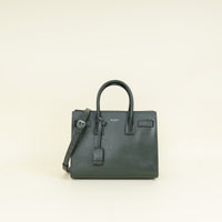 YSL Emerald Green Sac De Jour Baby Bag