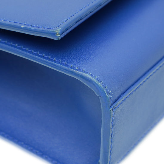 YSL Royal Blue Kate Tassel Medium Shoulder Bag