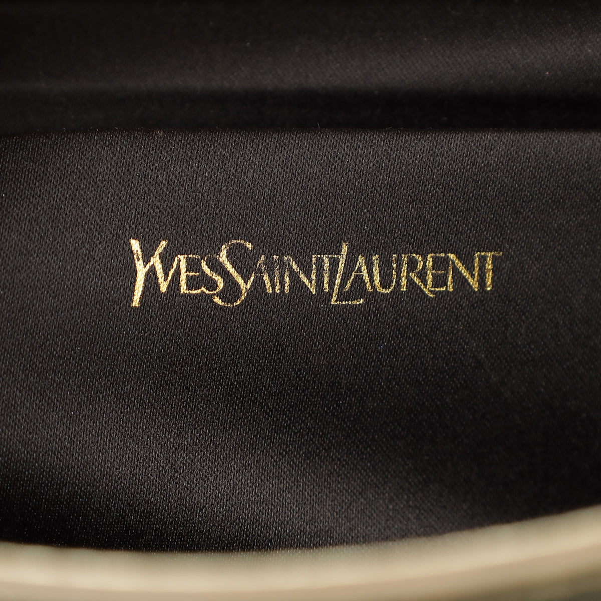 YSL Light Gold Metallic Belle De Jour Clutch